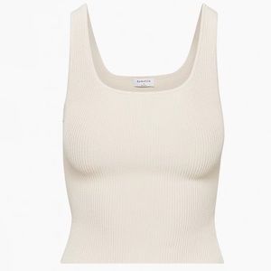 Babaton
Sculpt Knit Squareneck Tank Matte Pearl